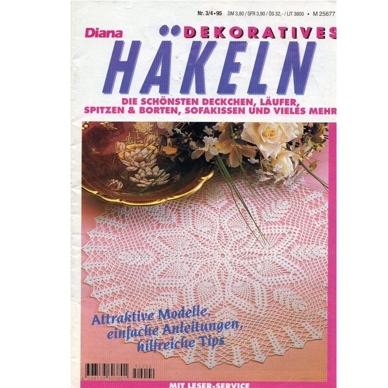 ドイツ手芸小冊子 Diana Dekoratives Häkeln 3/4・95