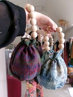 “ASTER” Hand quilt draws bag | ハンドキルトバッグ