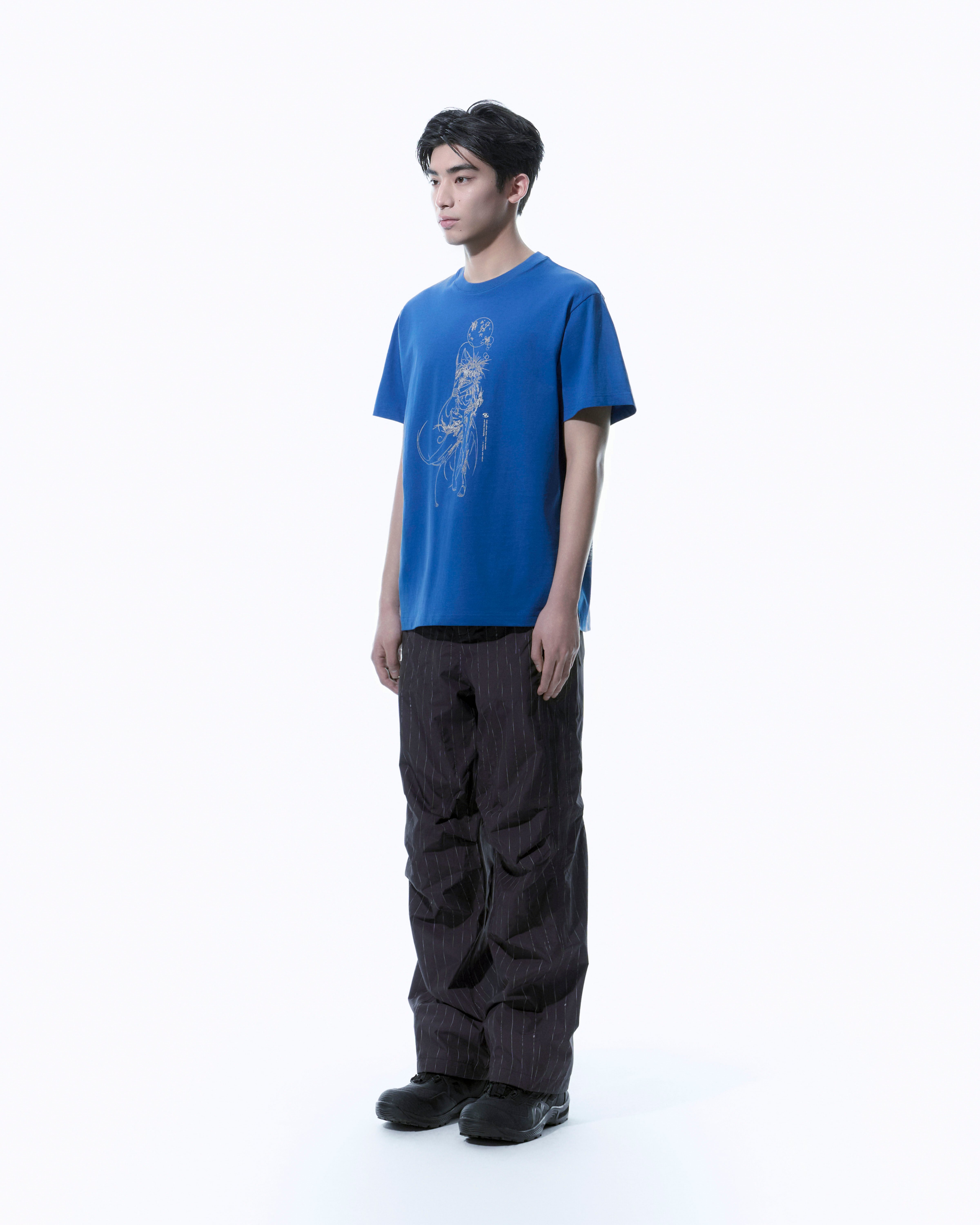 韓国人気★San San Gear★CYCLARIAN T-SHIRT Tシャツ2色/追跡O SAN SAN GEAR] CYCLARIAN T-SHIRT [BLUE] 正規品 韓国ブランド
