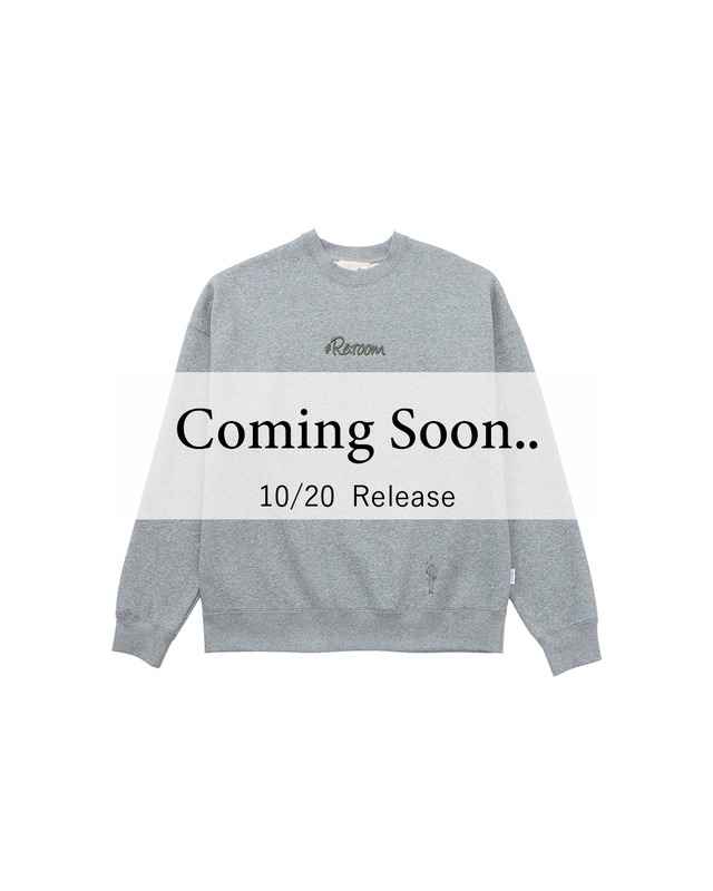 【#Re:room】3D LOGO SWEAT BIG TRAINER［REC869］