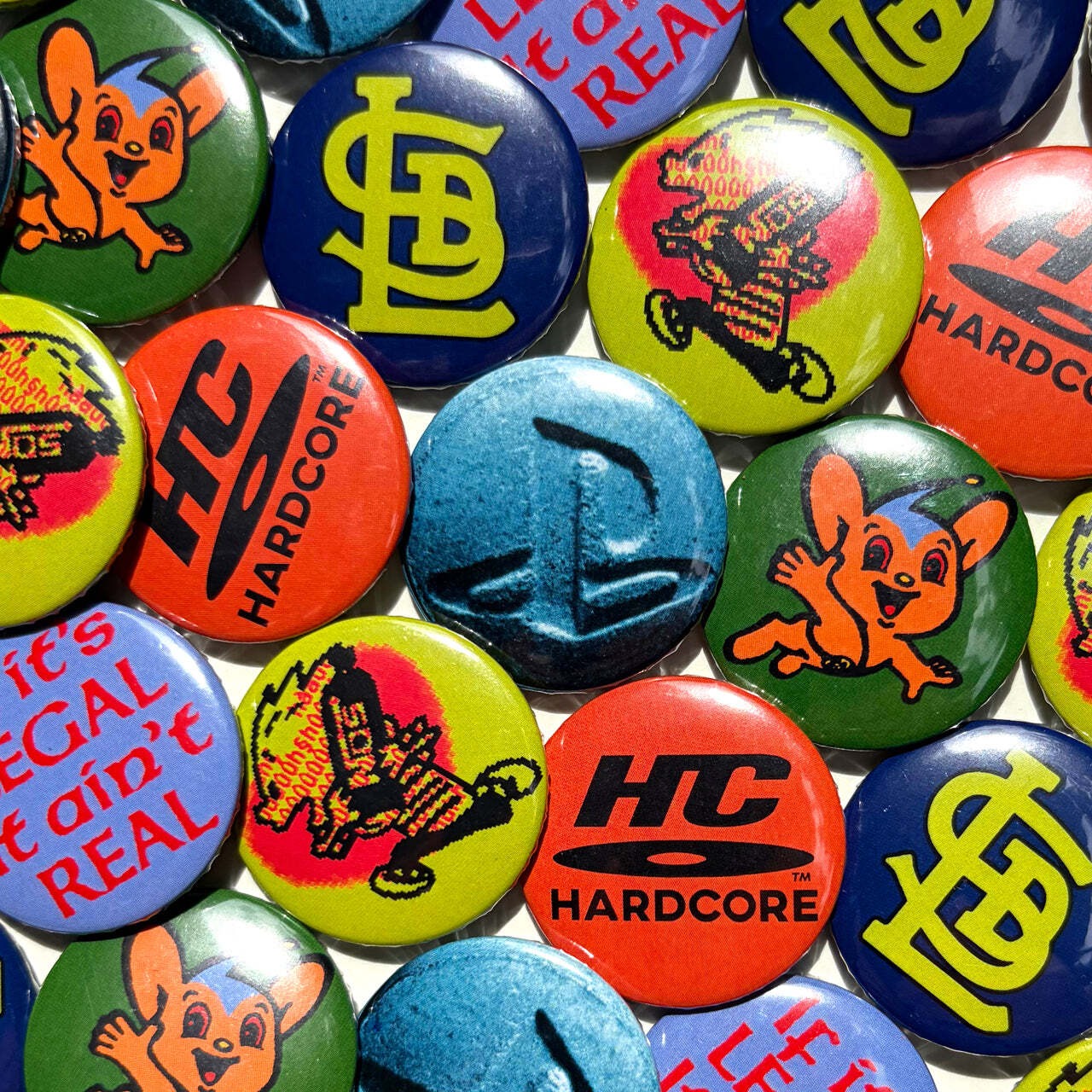 HOMEWARD BOUND Hardcore Happiness Button Pin Pack 02