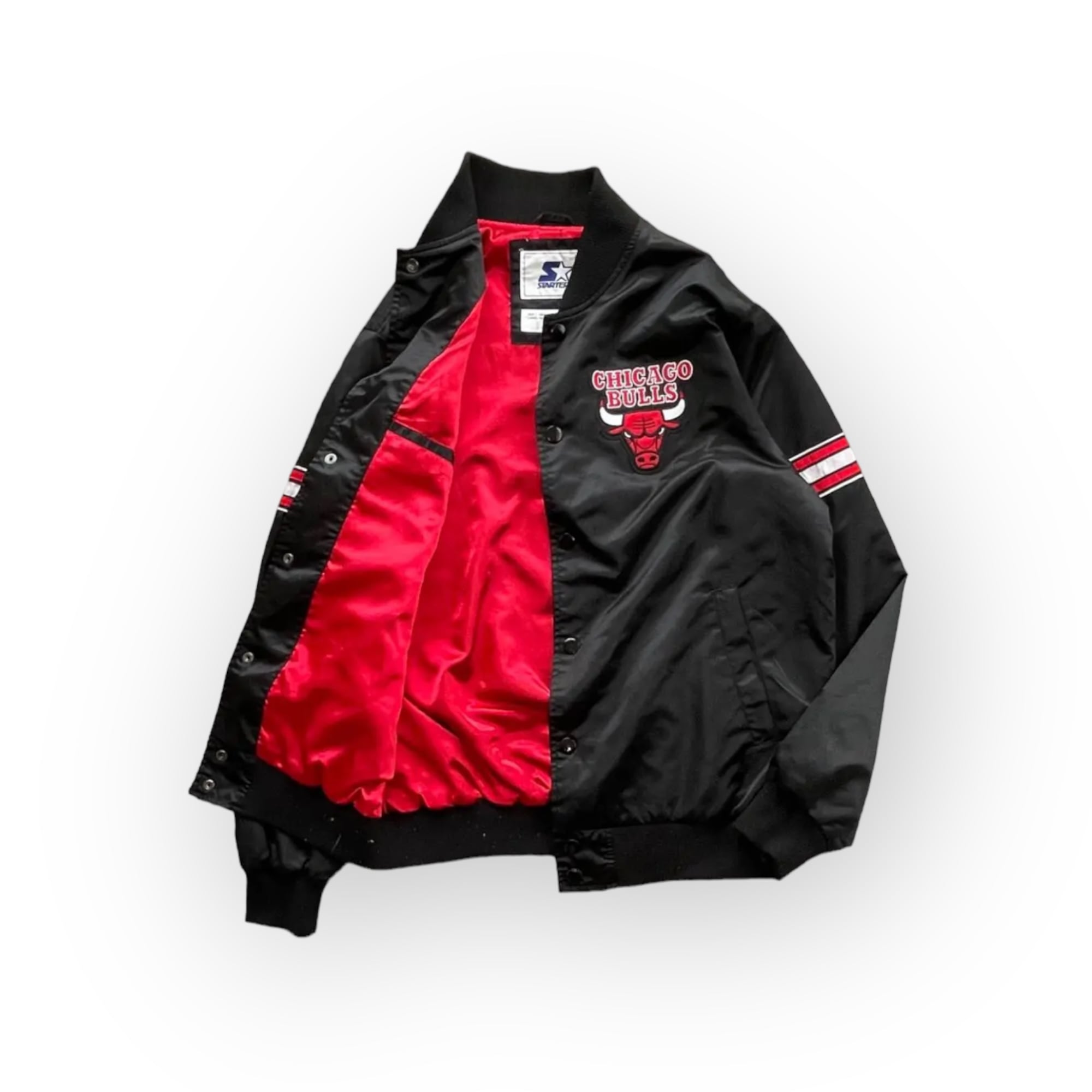 STARTER NBA Chicago Bulls Studium Jacket L Size スターター STARTER NBA Chicago Bulls Studium Jacket L Size スターター