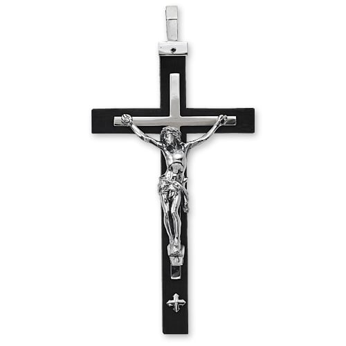 STRUM クロスネックレス (流木加工/鏡面磨き) クロスネックレス（流木