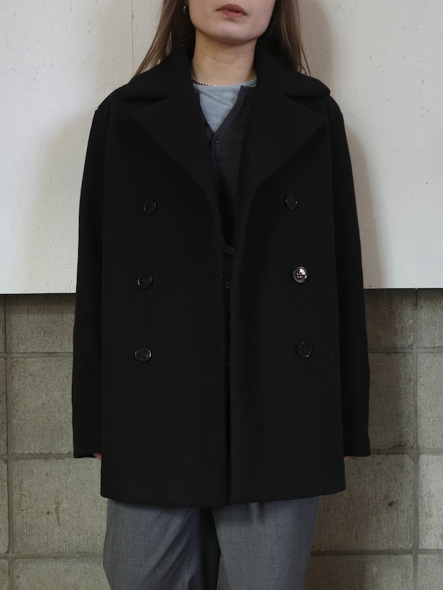 <vintage>double boxy coat