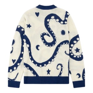 【CHARLES JEFFREY LOVERBOY】LOVERBOY LOGO JUMPER(WHITE/BLUE)