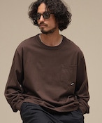 THEOREM Flag Label Poketed LS Tee (BRN) TRM-2624016