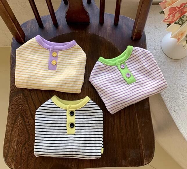 《予約》№1102844 カラフルボーダートップス