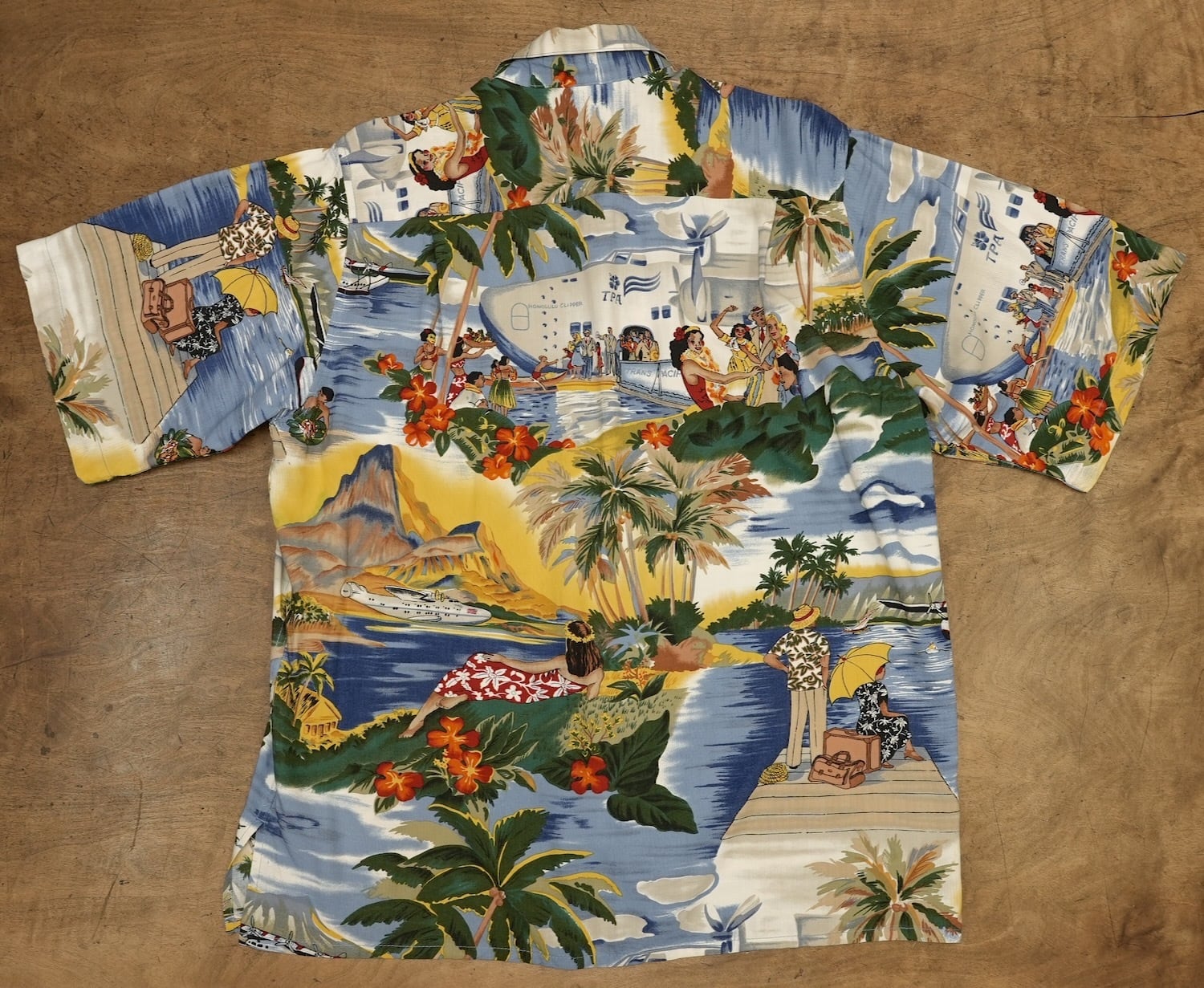 4267 reyn spooner レインスプーナー 80～90s ホノルルクリッパー TPA
