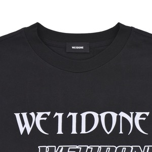【WE11DONE】BLACK LOVE LOGO LONG-SLEEVED T-SHIRT(BLACK)