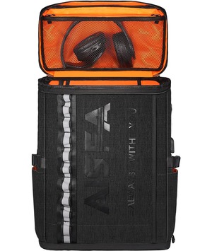 【人気】[AISFA] リュック メンズ 防水 バックパックスクエア リュックサック 17インチ PC ビジネスリュック ラップトップバック 2層式 拡張機能大容量 靴/弁当収納 通勤 学生 バッグ USB充電ポート付き30L アウトドア旅行 男女兼用 多機能 通気性