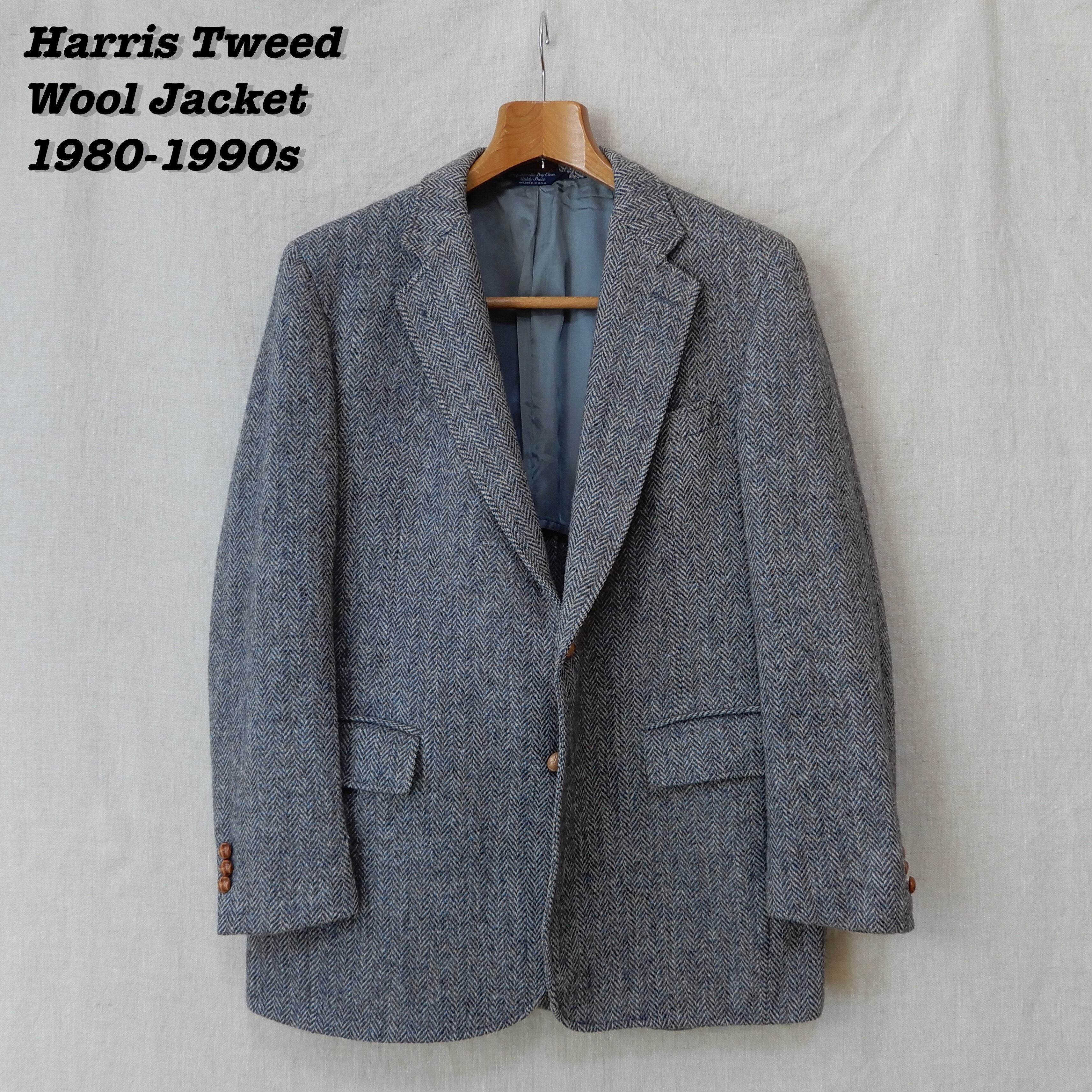 Harris Tweed Wool Tweed Jacket 1980-90s - テーラードジャケット
