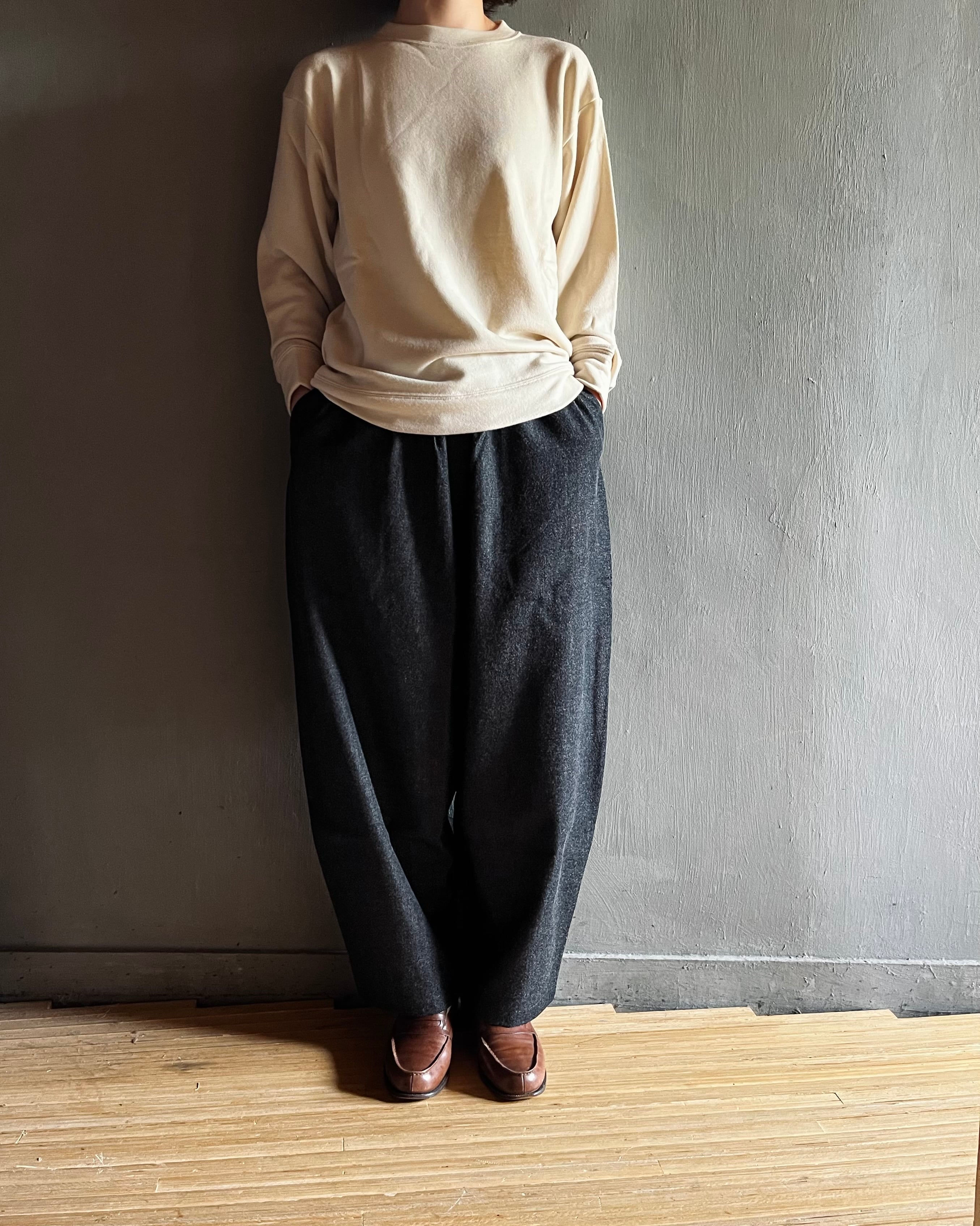 MITTAN｜NMウールOCツイルパンツ PT-125 白黒 | CORNER_122