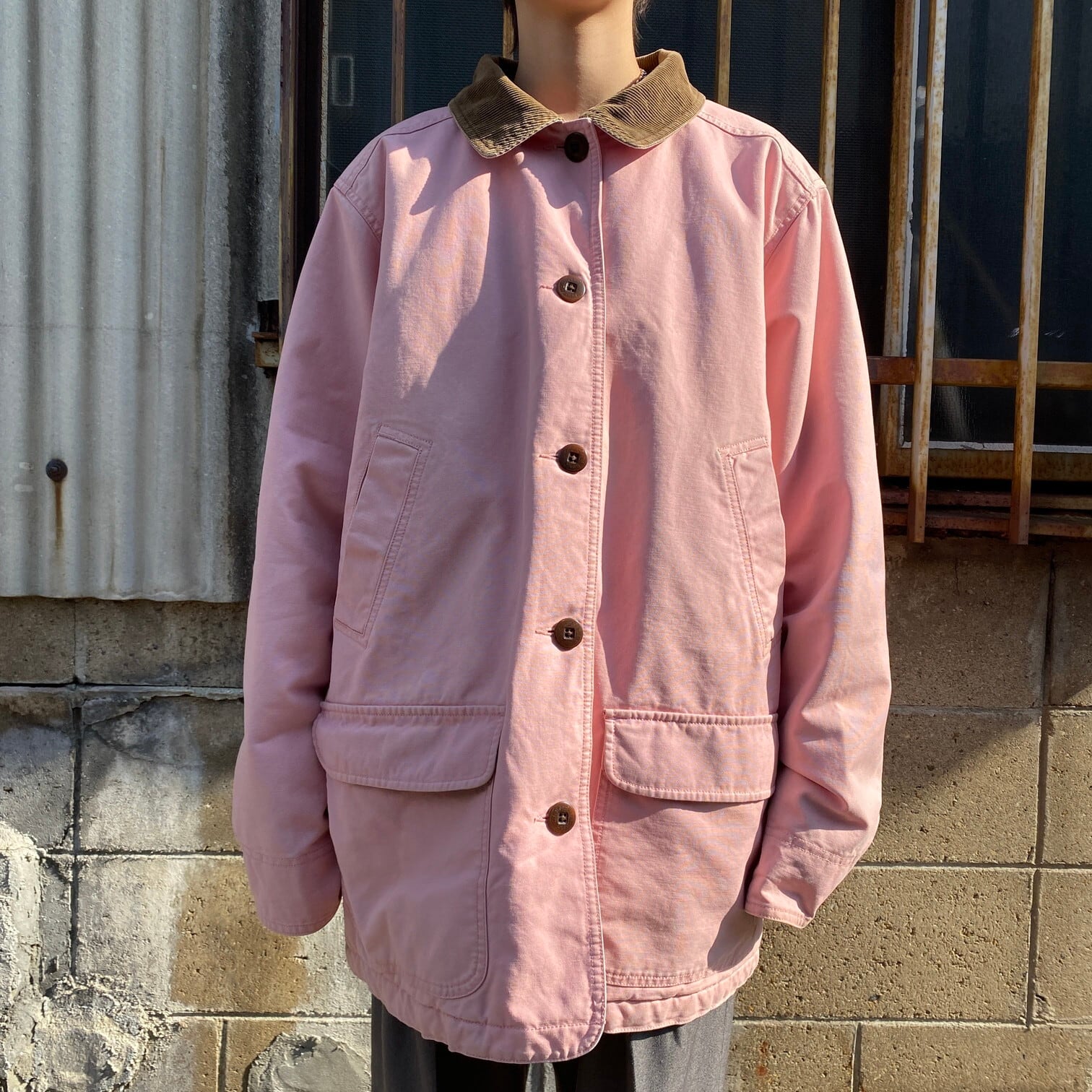 L.L.Bean エルエルビーン ハンティングジャケット カバーオール レディースL 古着 中綿 キルティングライナー シンサレート