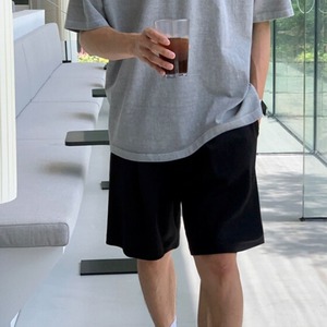 シンプルカジュアルスウェットハーフパンツ　MT0080426