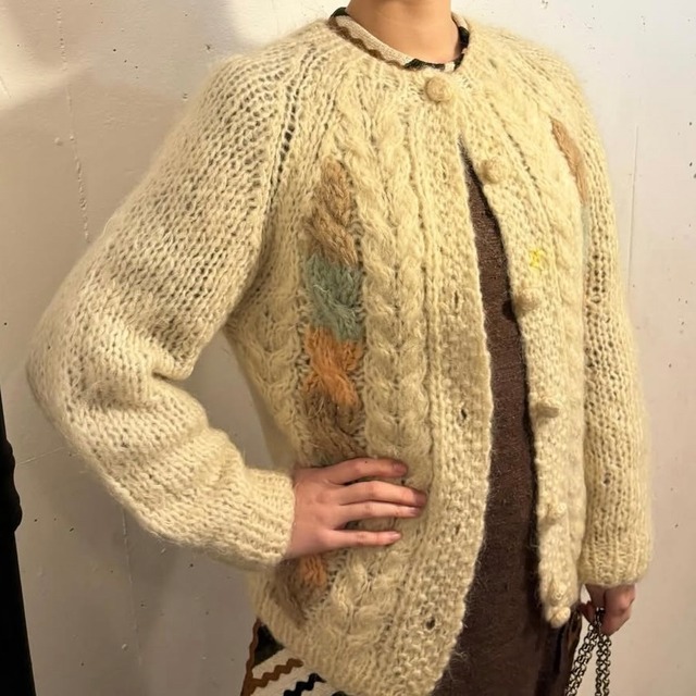 60’s “Joyce” mohair cardigan
