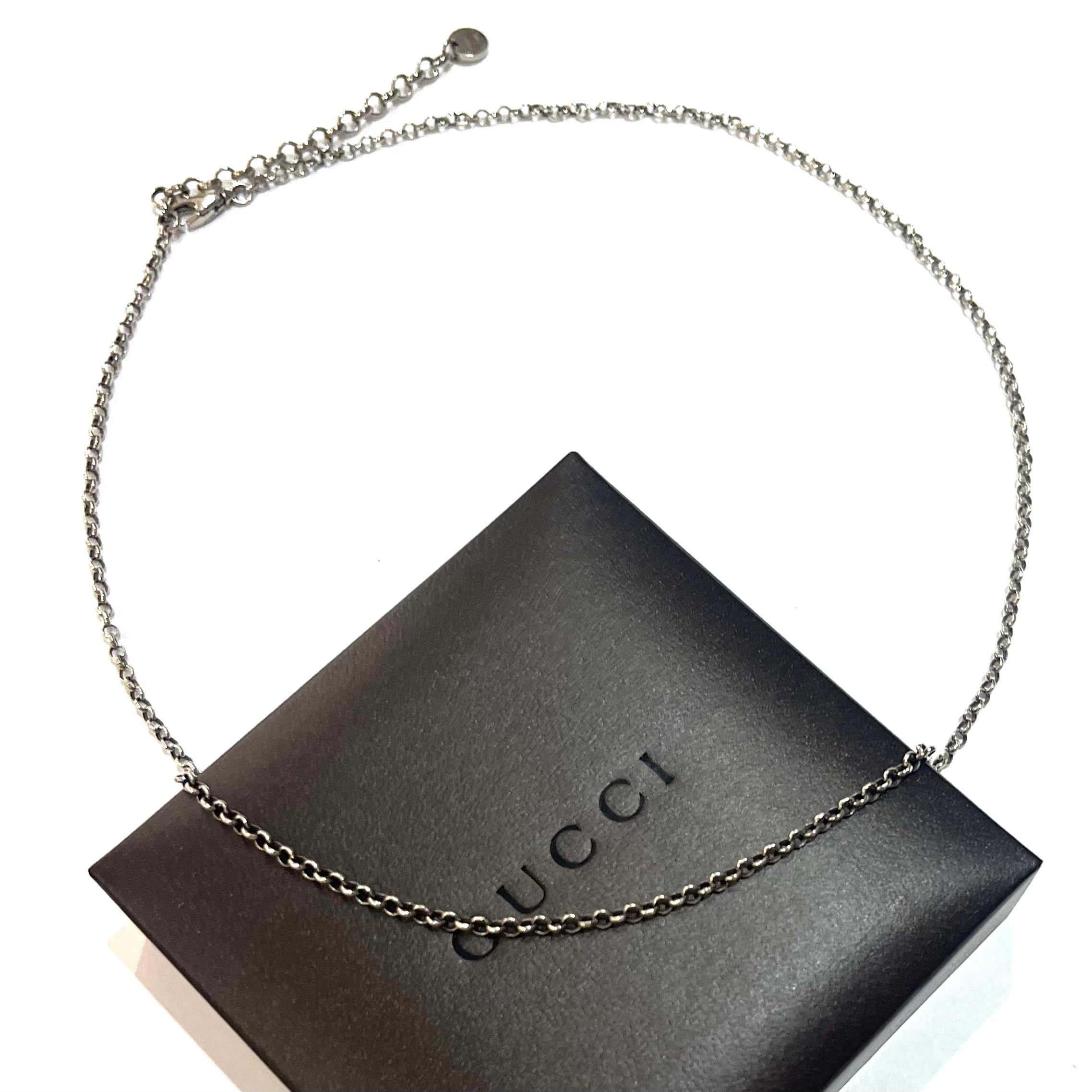 GUCCI】2491 VINTAGE グッチ小豆チェーン ロングチェーンネックレス