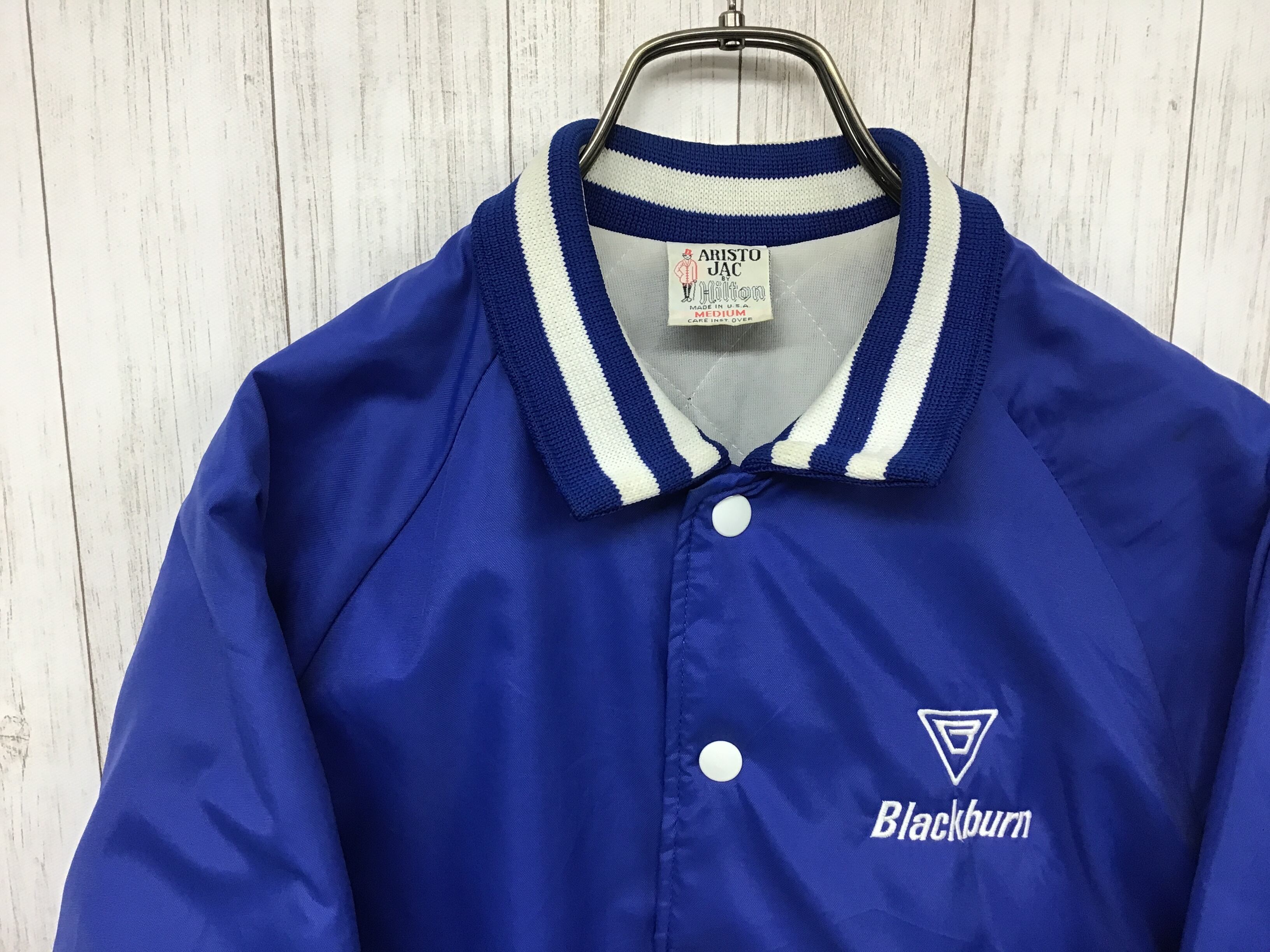 made in USA】90年代 ARISTO JAC by Hilton ナイロンスタジャン made in USA】90年代 ARISTO JAC by Hilton ナイロンスタジャン
