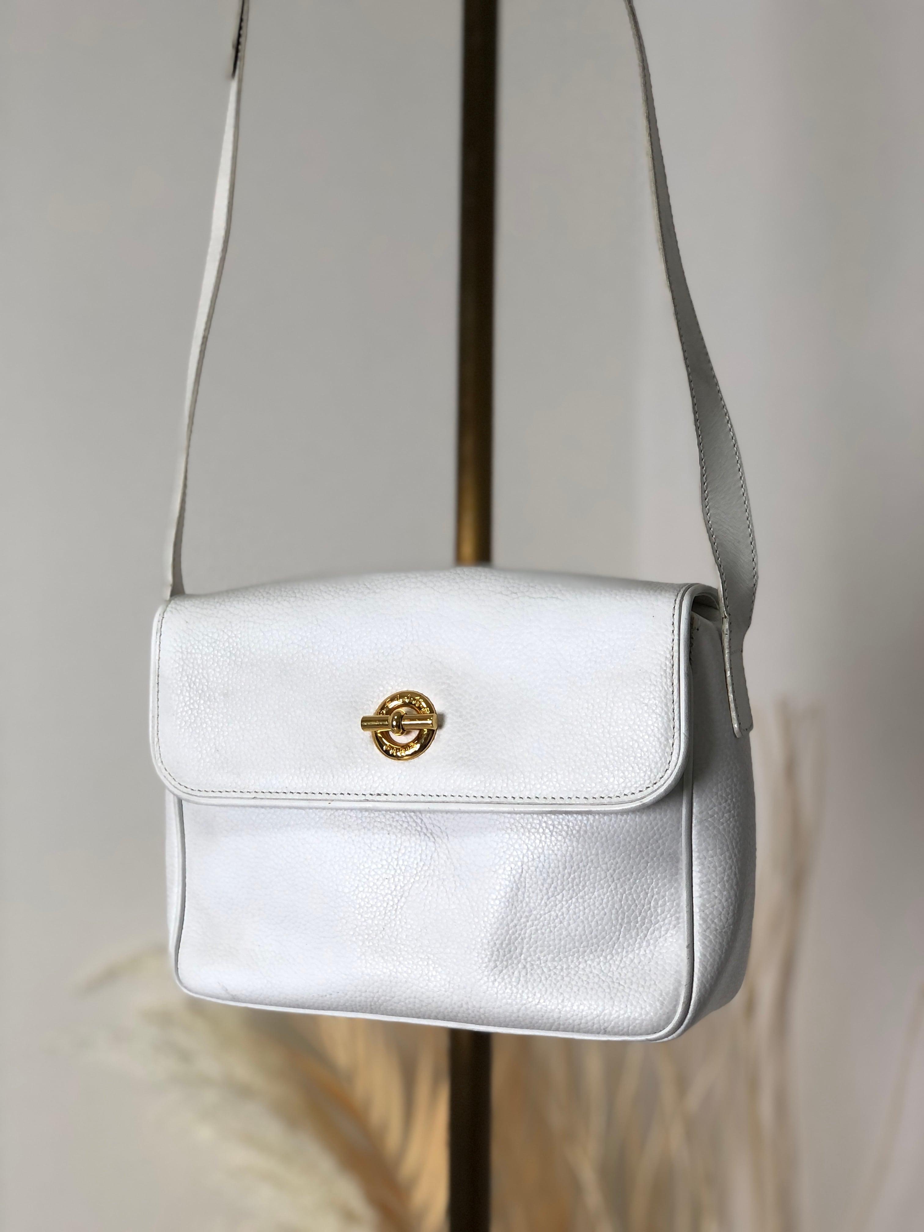 【鑑定済】CELINE マンテル クロスボディ ショルダーバッグ ヴィンテージ レディース 【鑑定済】CELINE マンテル クロスボディ ショルダーバッグ