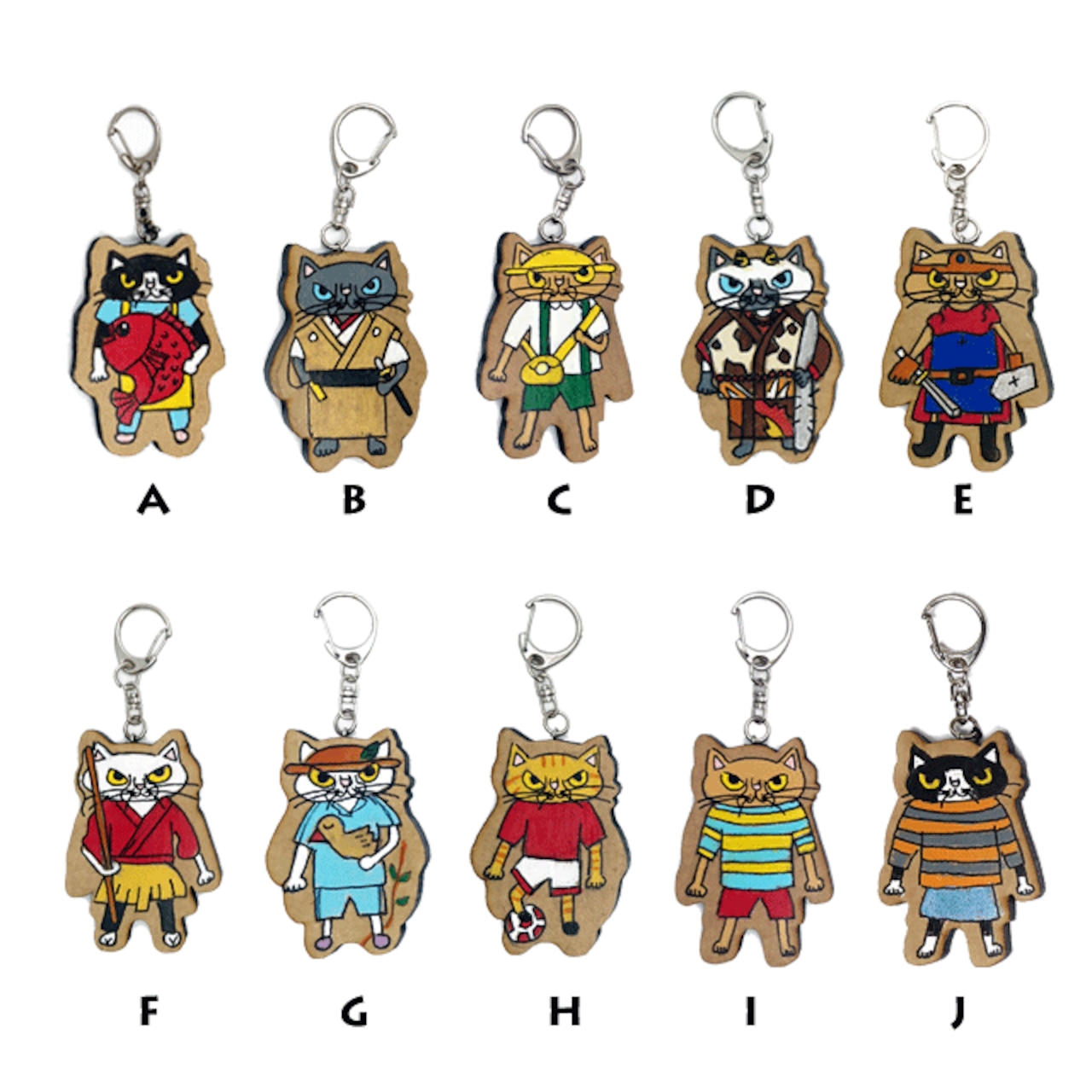 工房まる】ネコキーホルダー | gallery&select shop 縁