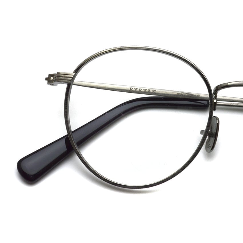 EYEVAN アイヴァン 日本製 Jonathan AG ジョナサン ボストンメタルサングラス Antique Gold/Purple 七宝 眼鏡 メガネ【中古】【EYEVAN】 EYEVAN / LILO / P ピューター・アンティークシルバー メガネ ボストン