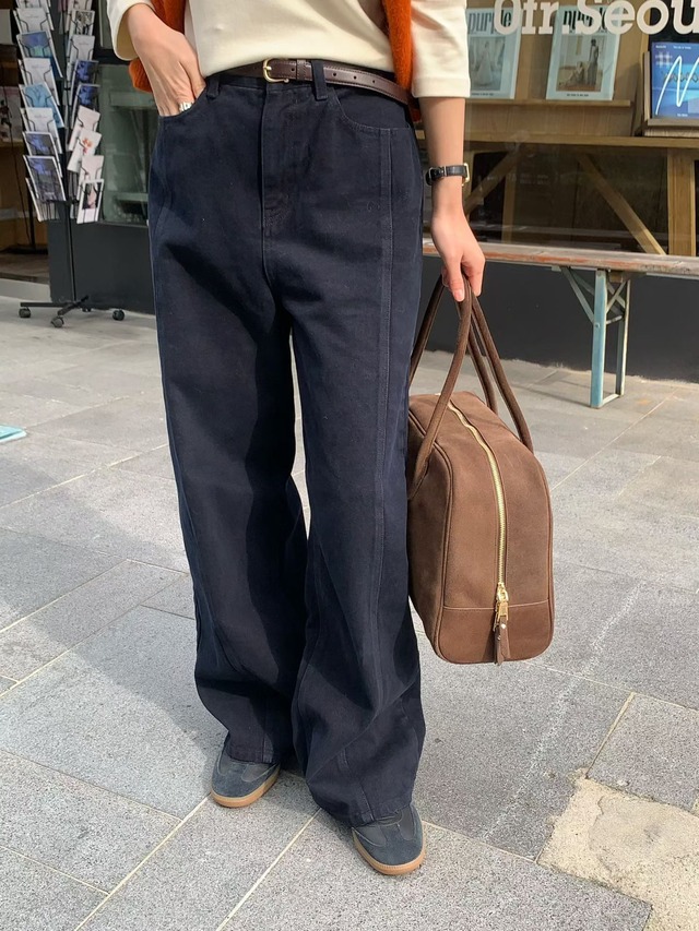 (予約) signature / Mui kimo dye pants 2color