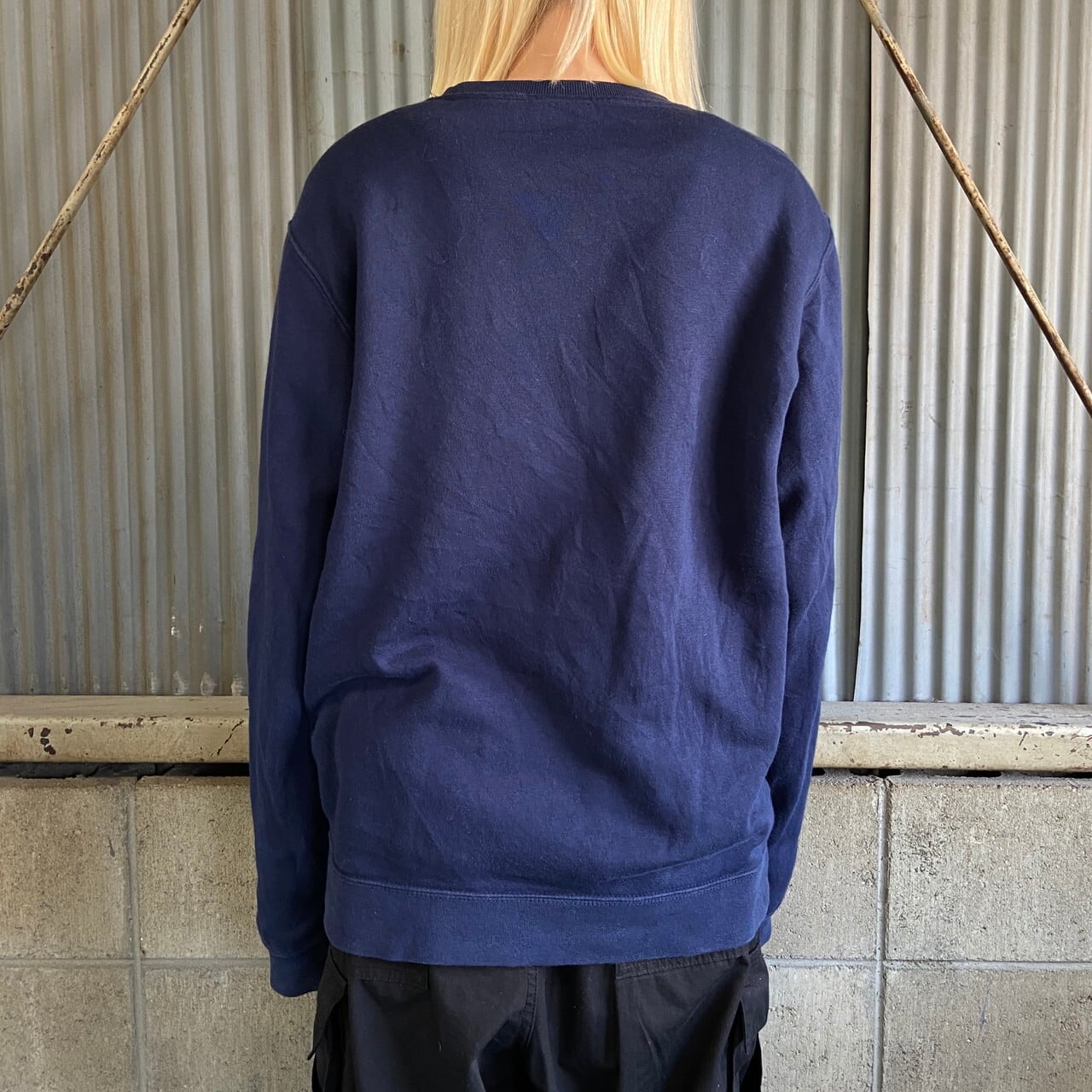 NIKE ナイキ MICHIGAN カレッジチームロゴ スウェット メンズM 古着 ス  