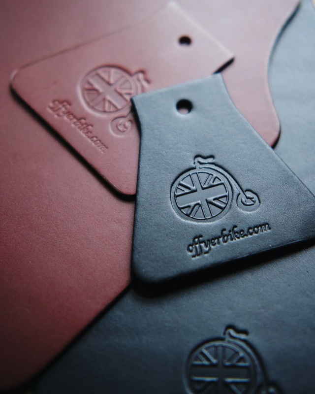 Off yer bike [Leather mudflap set]