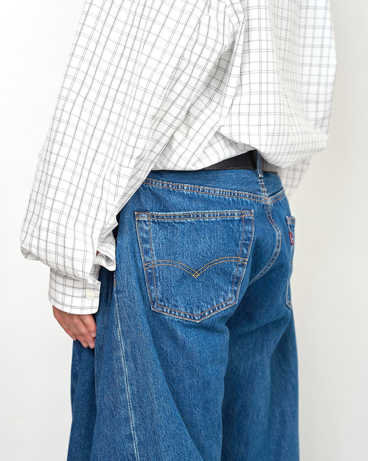 BLESS "Triplejeans 〔Vintage Denim Blue〕Size : L"