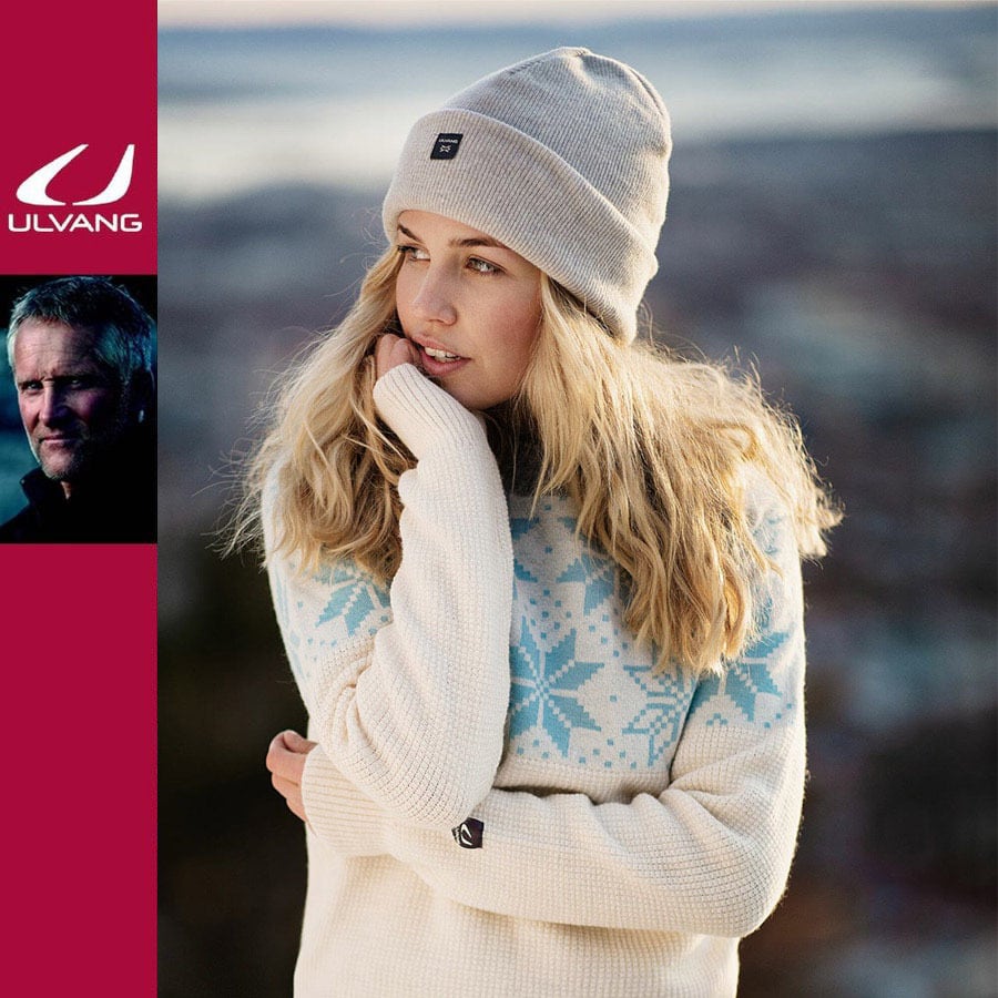 北欧 （ノルウェー）人気ブランド Ulvang ウルバン ウール100% RAVリブ