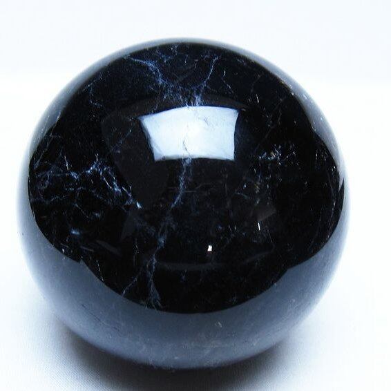 モリオン 黒水晶 丸玉 86mm スフィア 一点物 151-9330