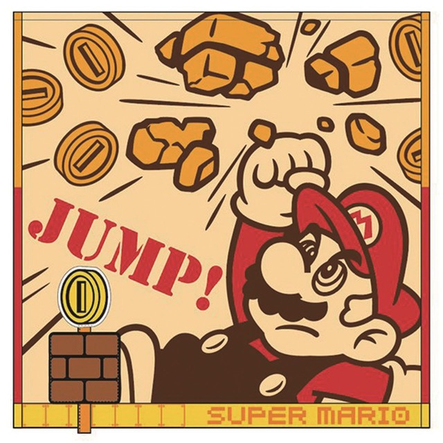 スーパーマリオ ミニタオル「ブレイクブロック」(5635037)