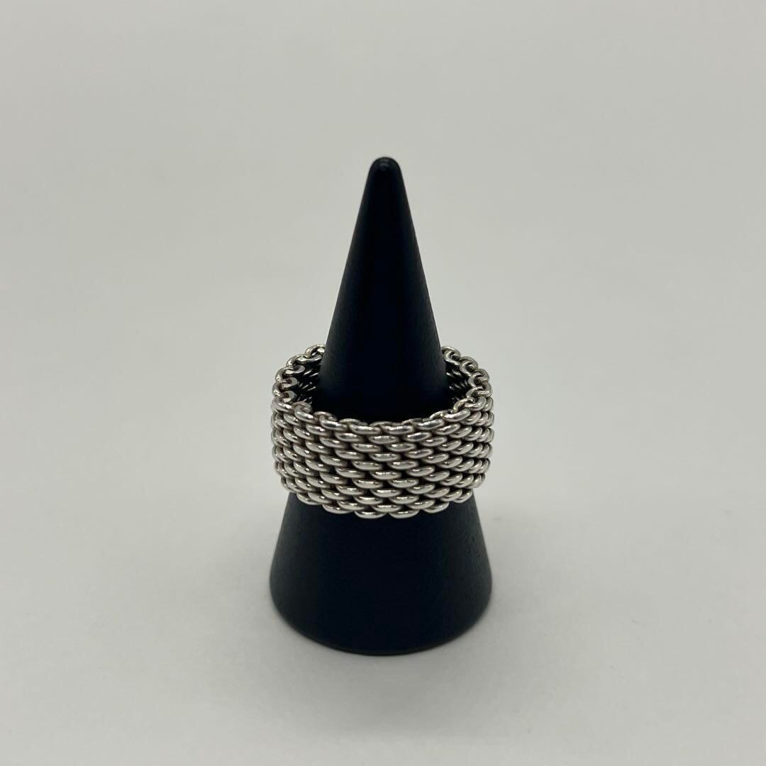 ティファニー TIFFANY サマセットリング 16号 メッシュ SV925