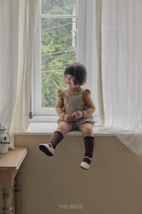 the beige［取寄］rib frill tee 26autumn