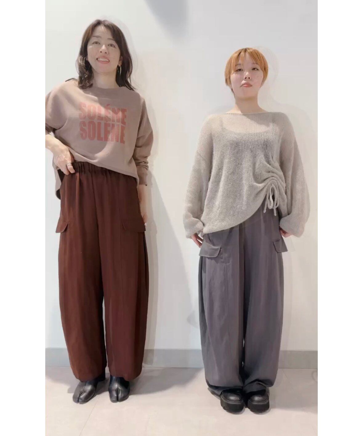 カーゴタックコクーンパンツ 258751 SUGAR ROSE シュガーローズ 2509 b