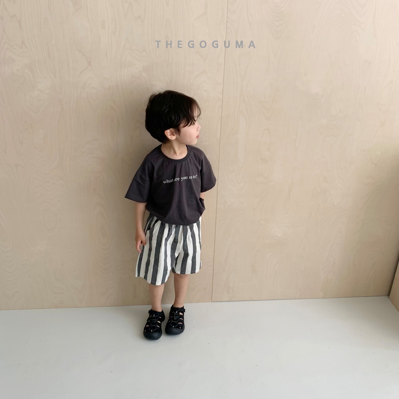 【即納】THE GOGUMA 26/SM What are you Tシャツ｜夏服｜韓国子供服