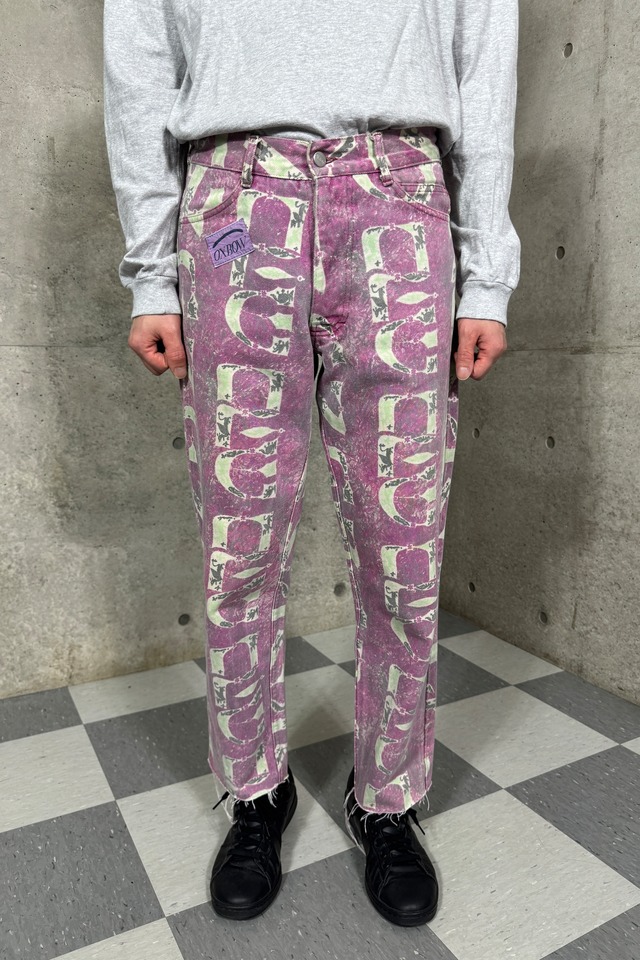 "OXBOW" pattern cutoff denim from france