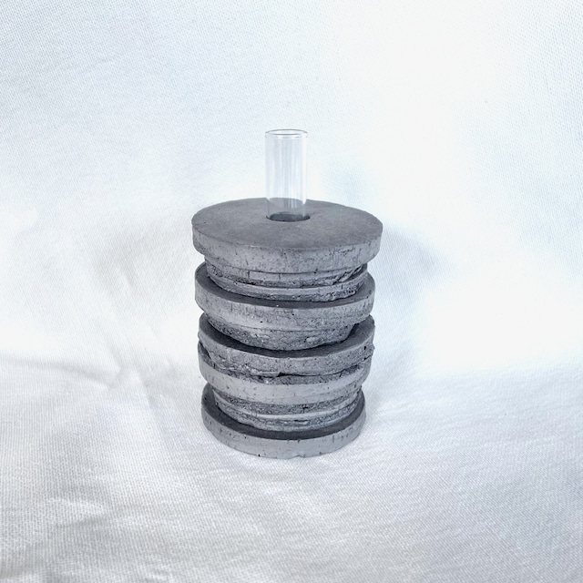 瓦　一輪挿し ［丸］