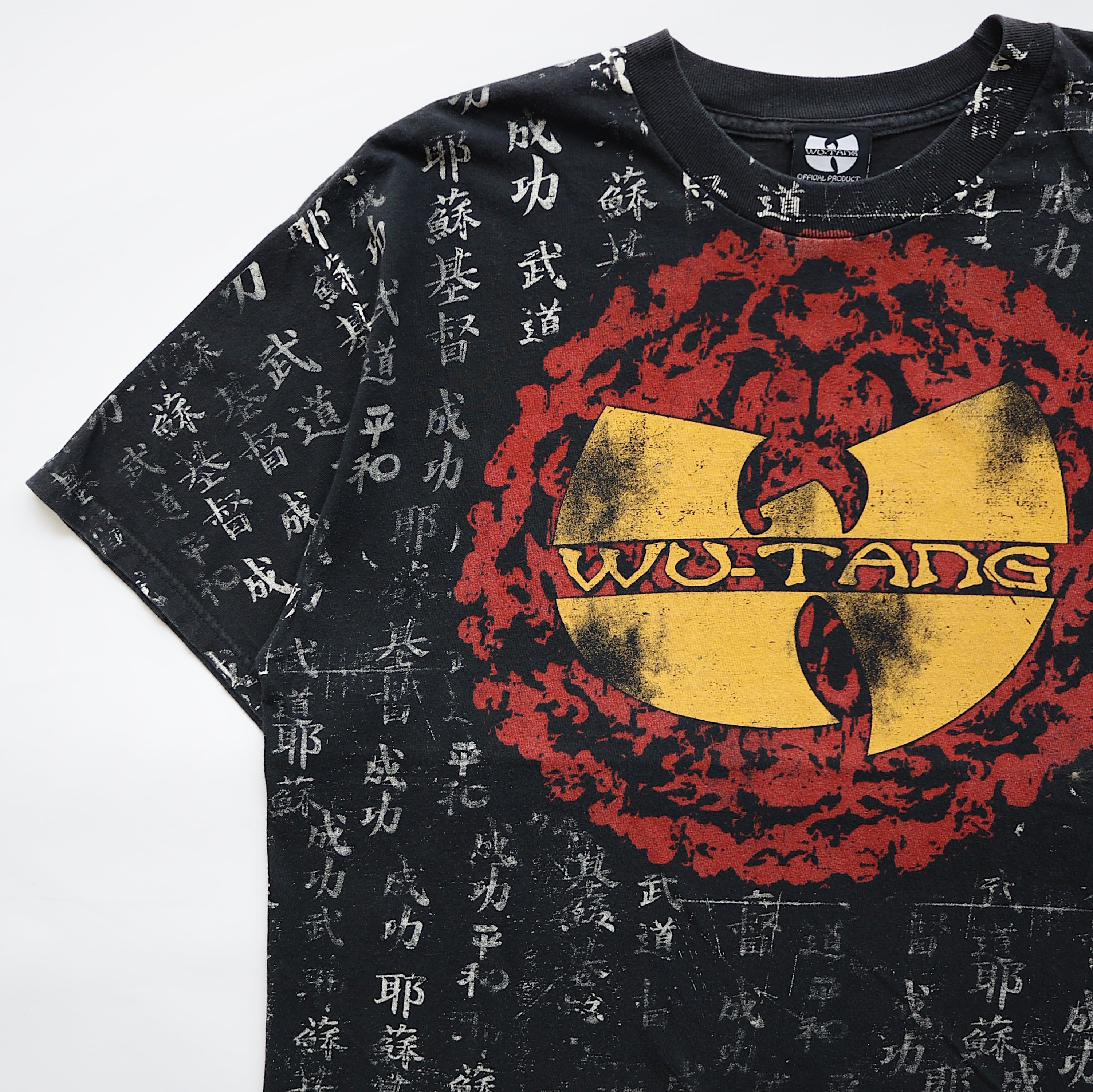 w*z様 新品未使用 貴重 wu tan レコジャケ オールパターンTシャツ WU-TANG CLAN KANJI RAP TSHIRT | CLIMB SENDAI