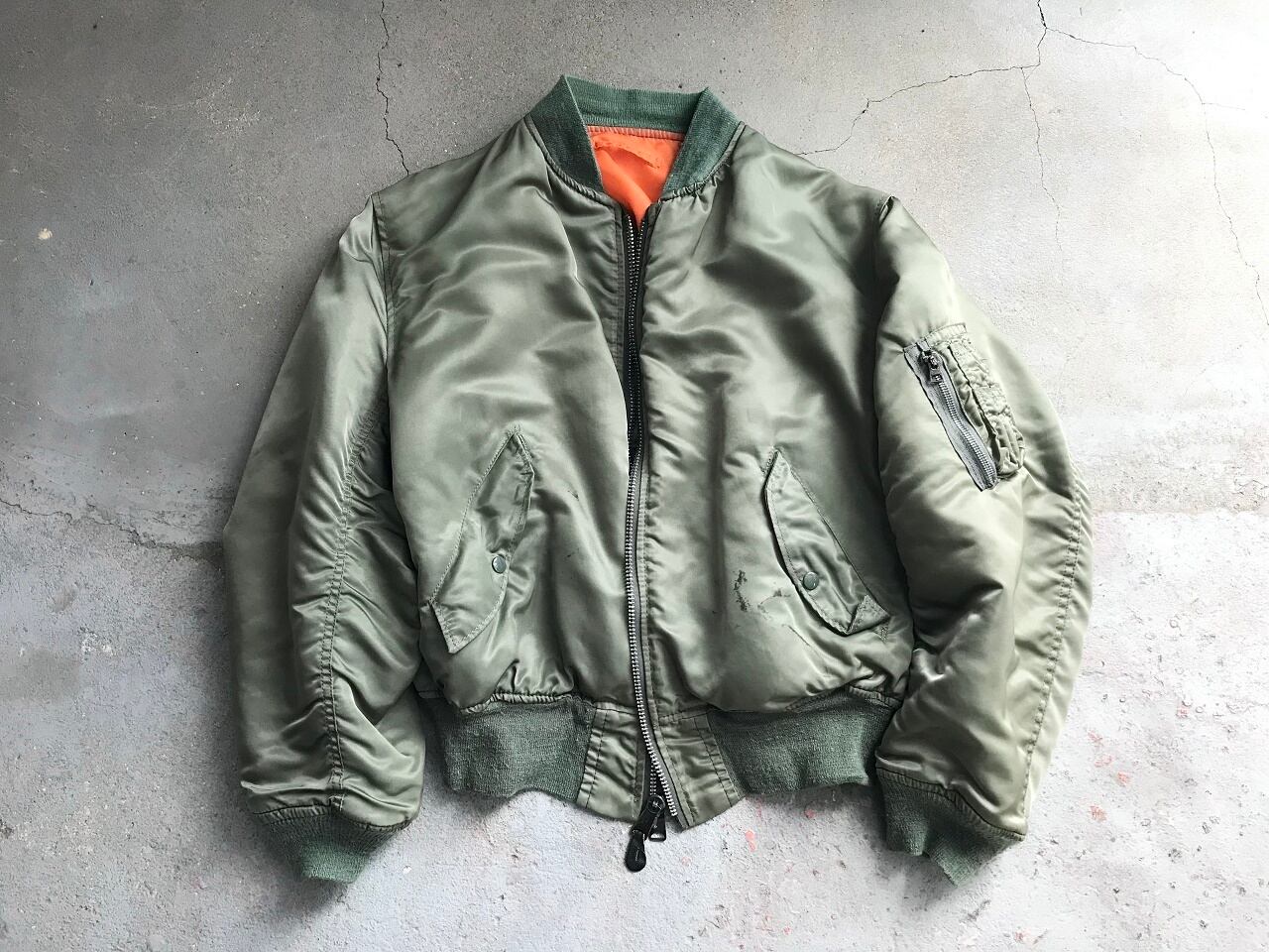 90s ALPHA INDUSTRIES MA-1 flight jacket MADE IN USA