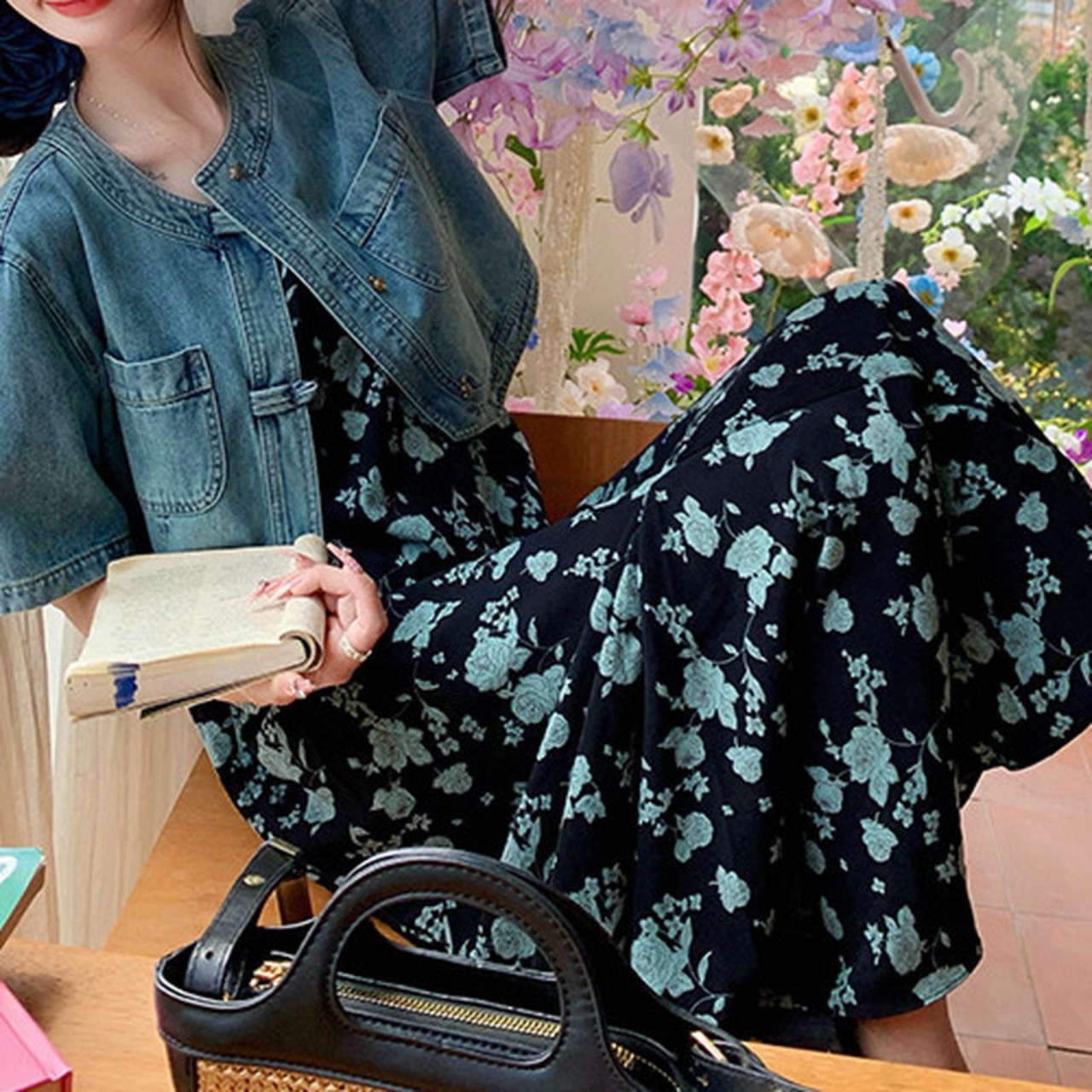 ショートデニムジャケット W00258