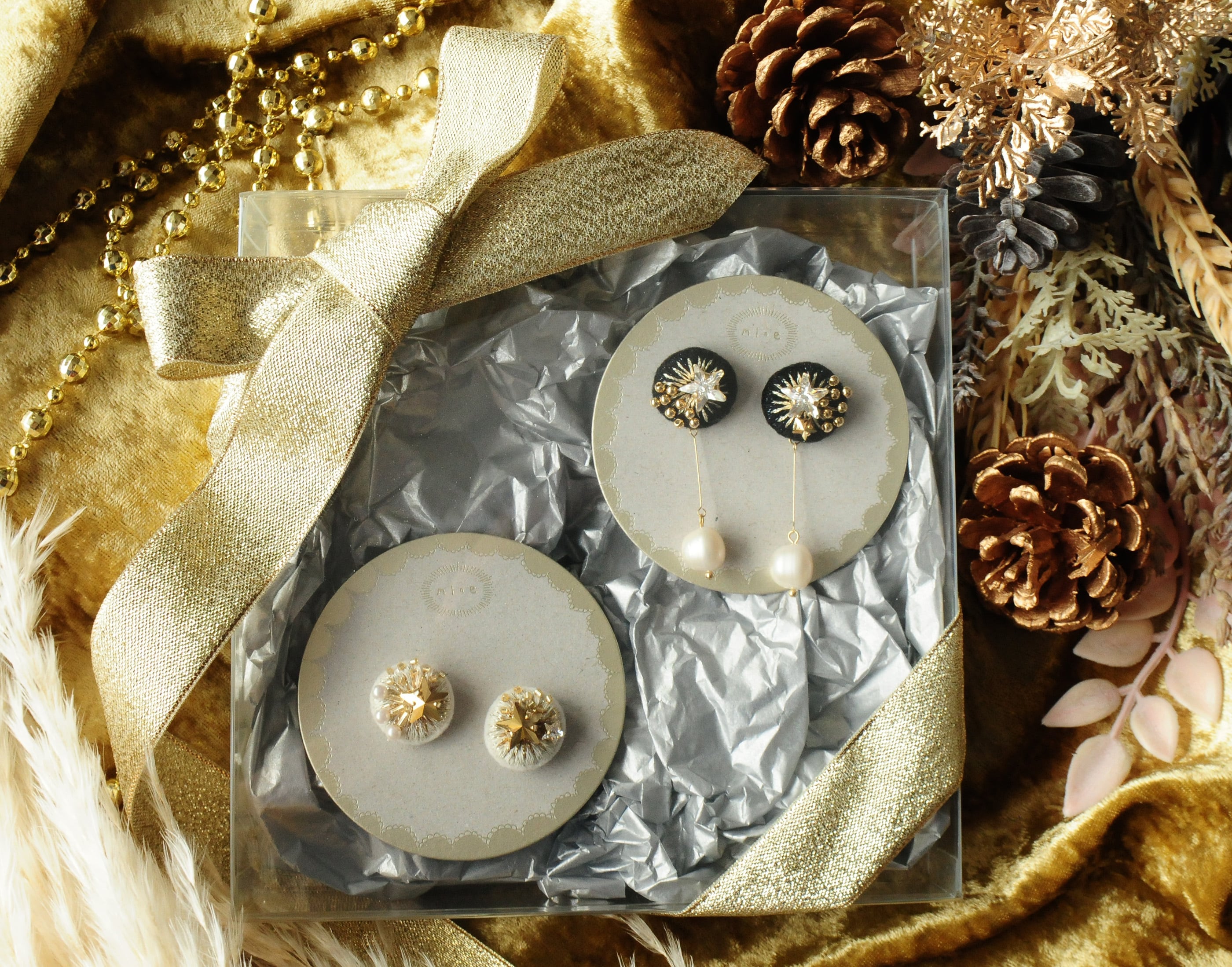 ✲クリスマス数量限定販売✲12/28まで✲クリスマスコフレ『 First magnitude Star/一等星の耳飾り 』