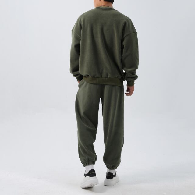 新品⭐️タグ付き ⭐️Ｌ　ANEW メンズ トップス　カーキ　人気セットアップ adidas（アディダス） スウェット 上下 メンズ セットアップ ブランド