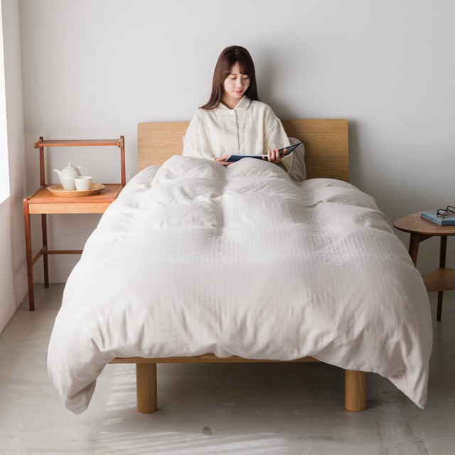 クムコ 4重ガーゼ保温布団カバー ダブル 190×210cm