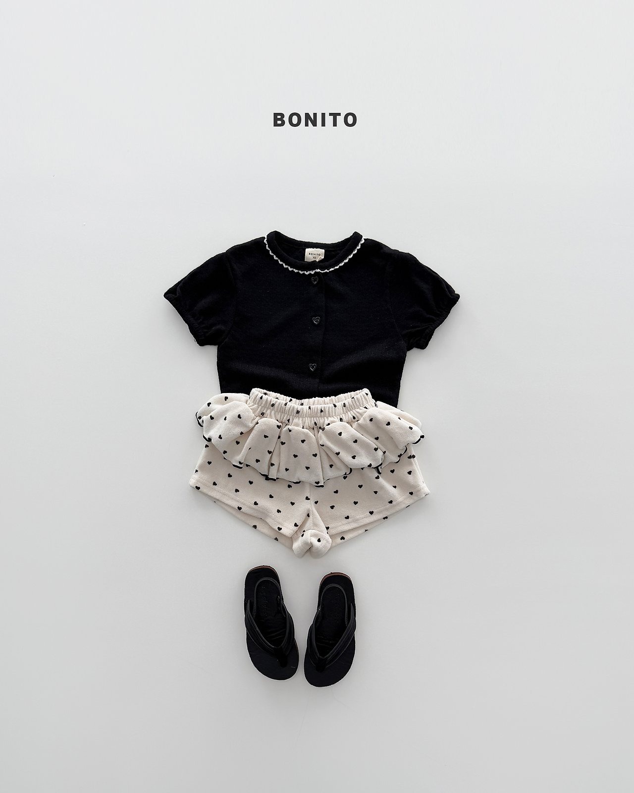 [BONITO] Ive Short Sleeve Cardigan (JS/JM) / [보니토] 아이브반팔가디건 (JS/JM)
