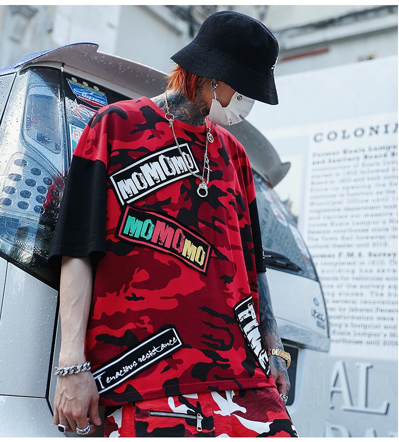 全2色 Tシャツ カットソー プリント カジュアル ストリート 