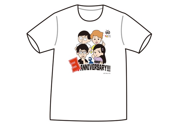 てつたくハウス 3周年記念Tシャツ