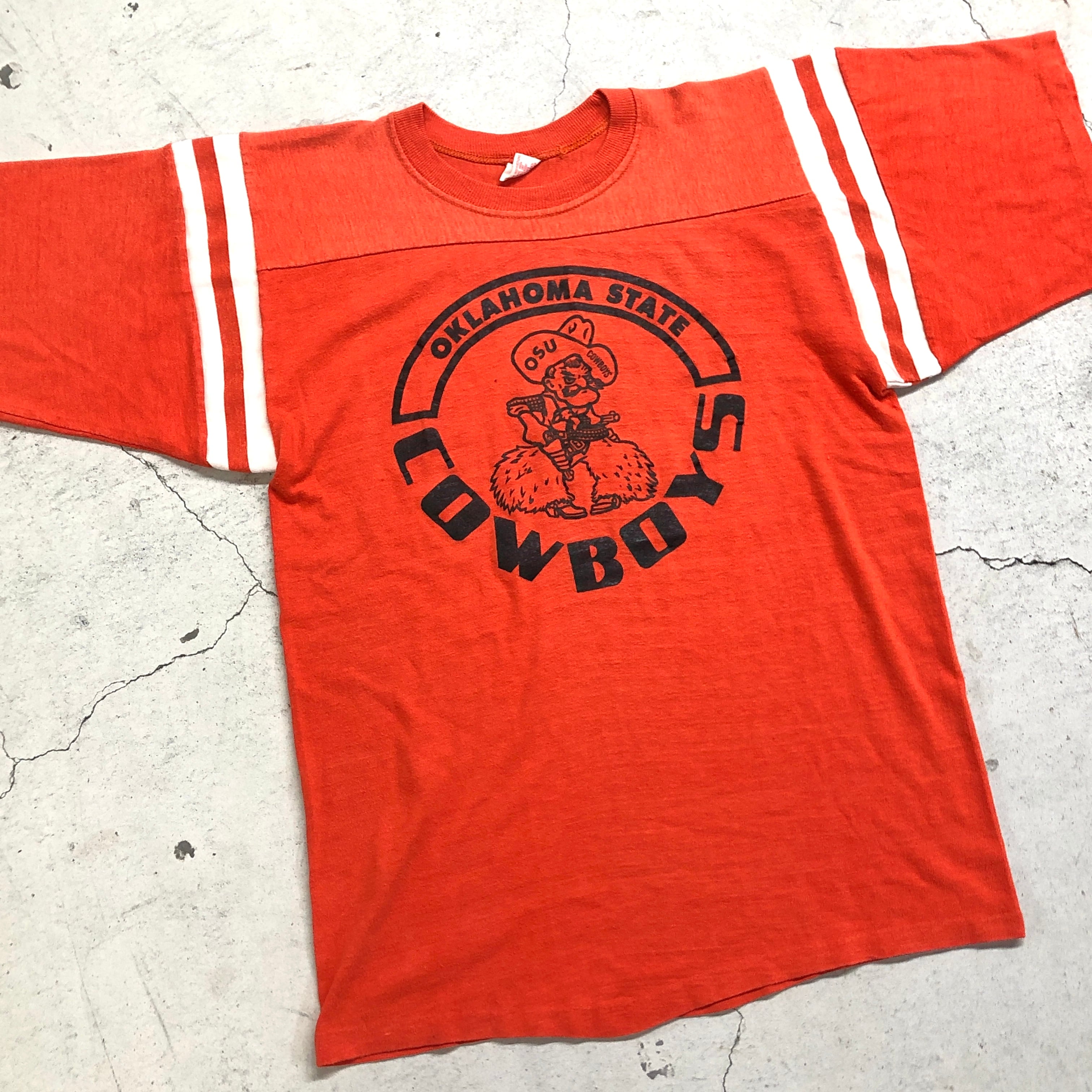 1970'S COLLEGIATE PACIFIC FOOTBALL TEE M 
