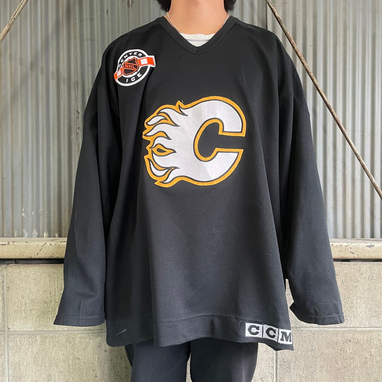 NHL CALGARY FLAMES カルガリーフレームス ホッケーシャツ - トレーナー