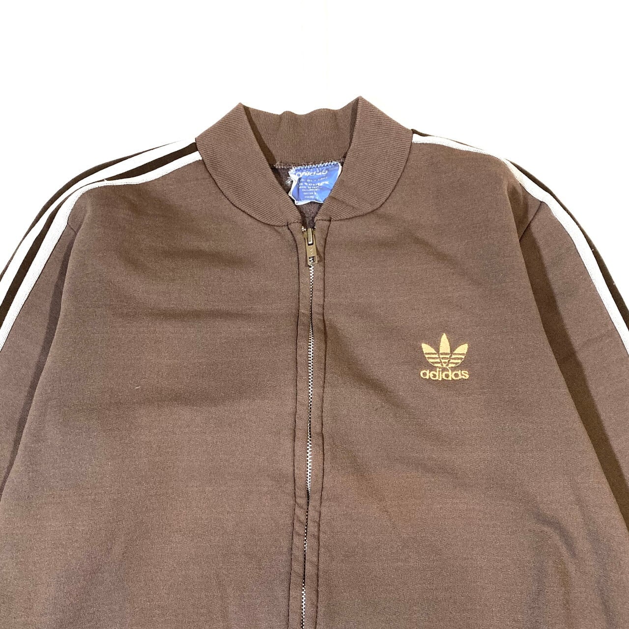 ・adidas track jacket アディダス　ジャージ　ブラウン　水色