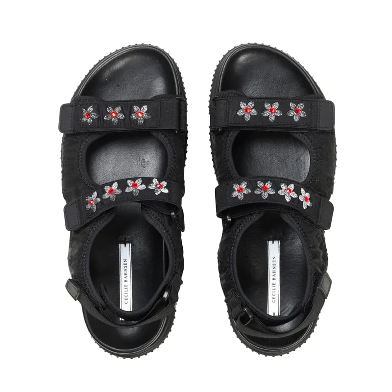 CECILIE BAHNSEN VALERIA SANDAL BLACK | SAKAN LES YEUX CECILIE BAHNSEN VALERIA SANDAL BLACK | SAKAN LES YEUX